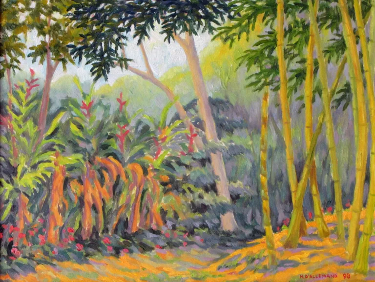 Radiación a través de las hojas