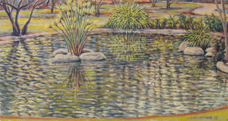 Reflejo con plantas Jardín botánico