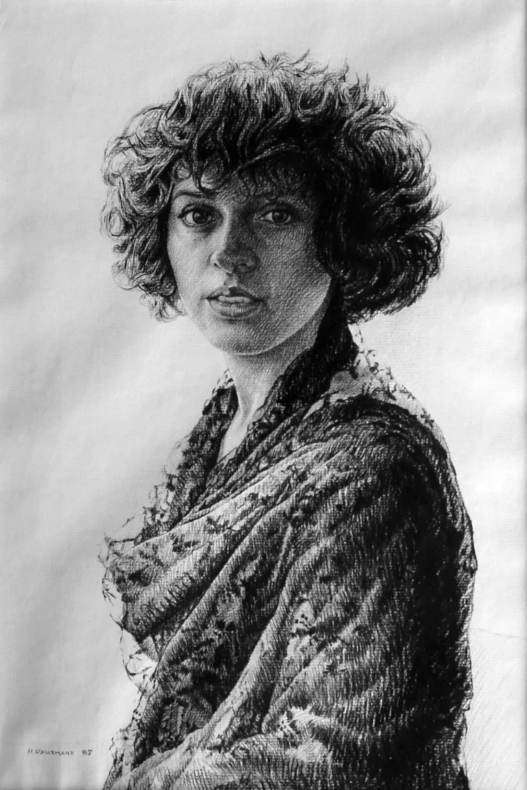 Simonetta con mantilla