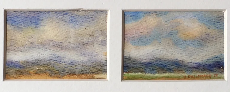 Paisajes en la tarde