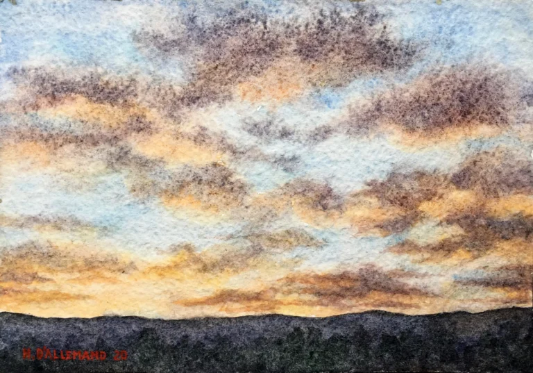 Primer atardecer del año 2020