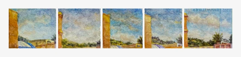 Estudios para luces de la tarde