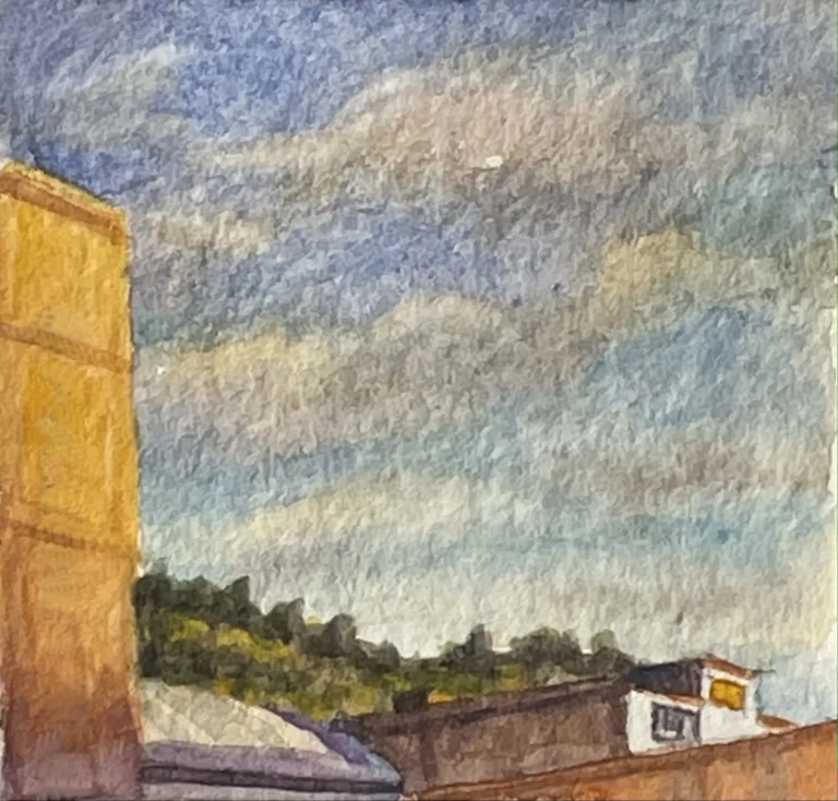 Estudio para luces de la tarde