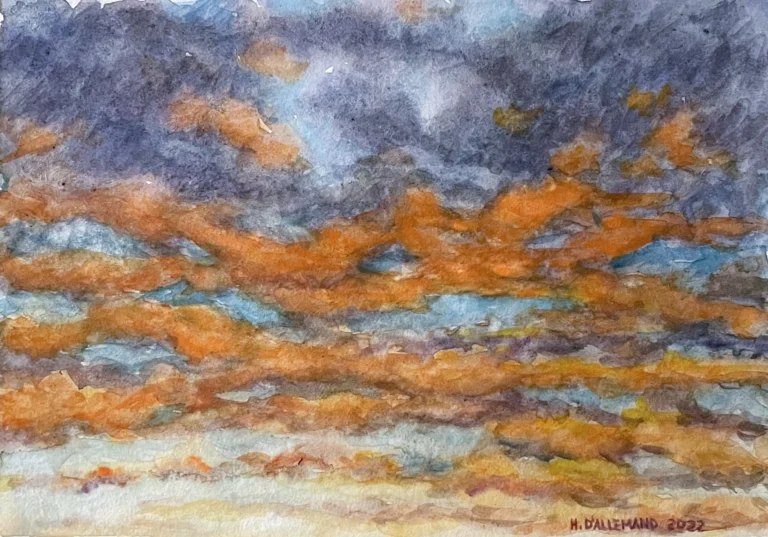 Atardecer tormentoso