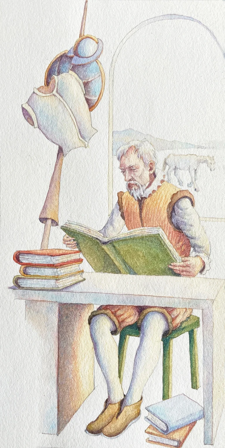 Don Quijote y sus libros