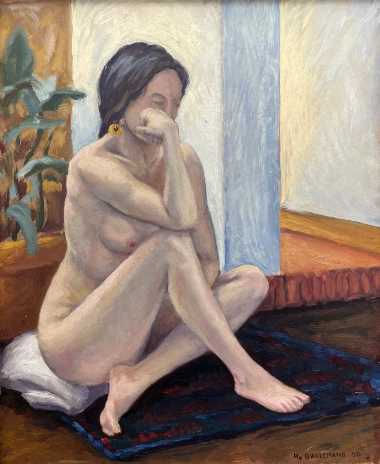 Modelo pensativa