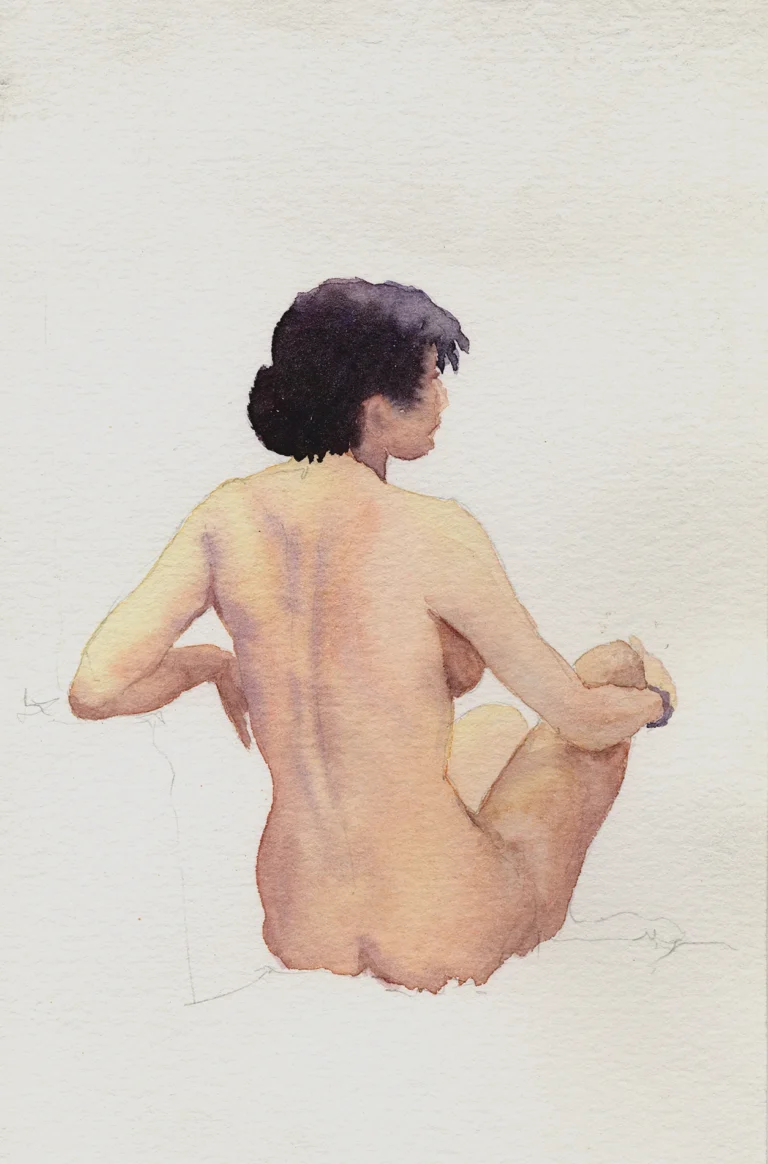 Apunte de desnudo.