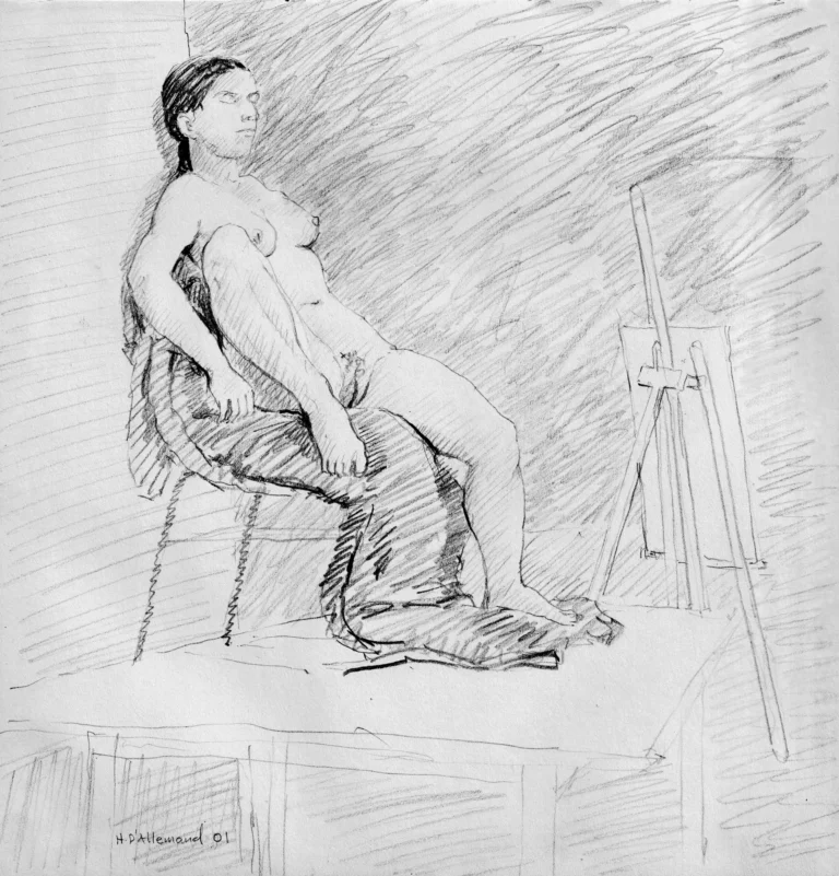 Modelo sentada