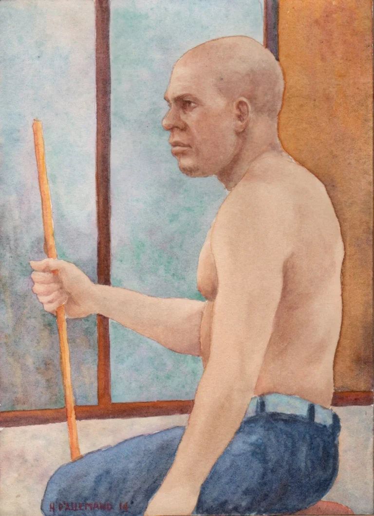 Asnuraldo sentado